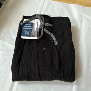 Men's George Knit Black Sleep Pants,large, Men's Pajamas, Comfort Waistband